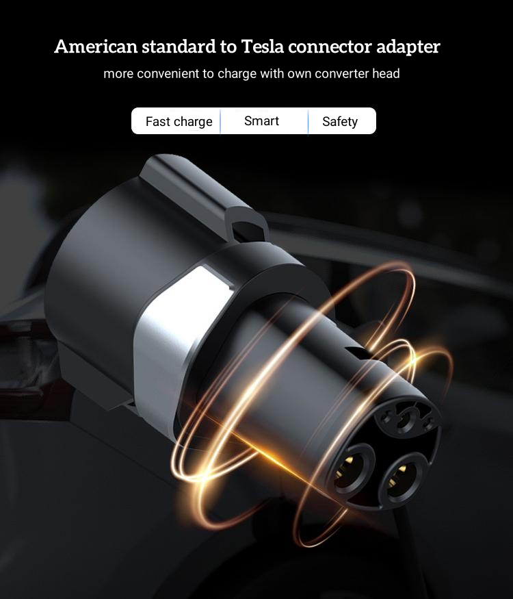 Adapter US TO Tesla (J1772 TO TESLA)